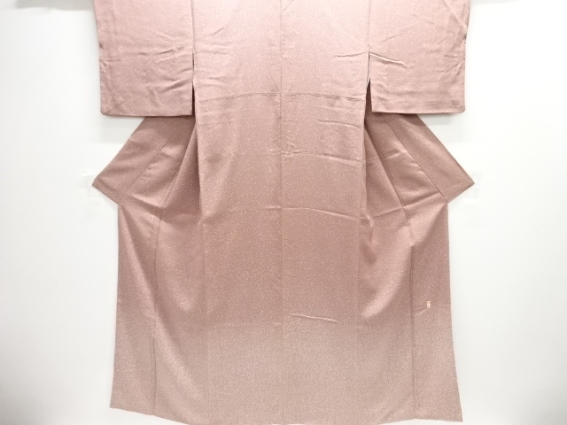 作家物　のり散らし模様　付け下げ小紋着物